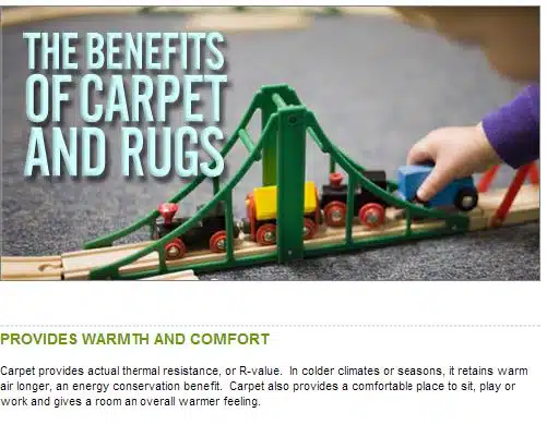 the benefits of carpet and rugs