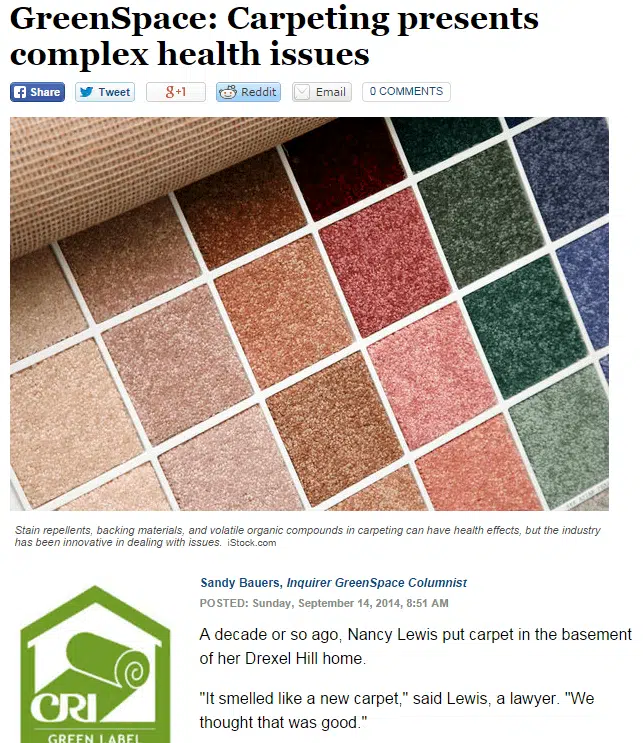 GreenSpace-carpenting presents complex health issues